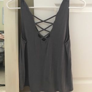 American eagle crossed tank top